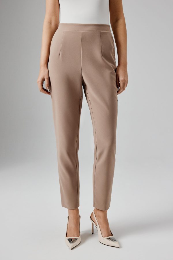 JAYDE Tailored Trouser in Mushroom - Image 3