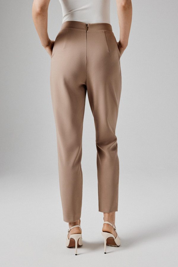 JAYDE Tailored Trouser in Mushroom - Image 4