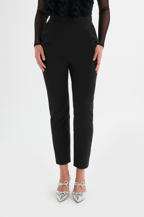 JAYDE Tailored Trousers in Black - Image 3