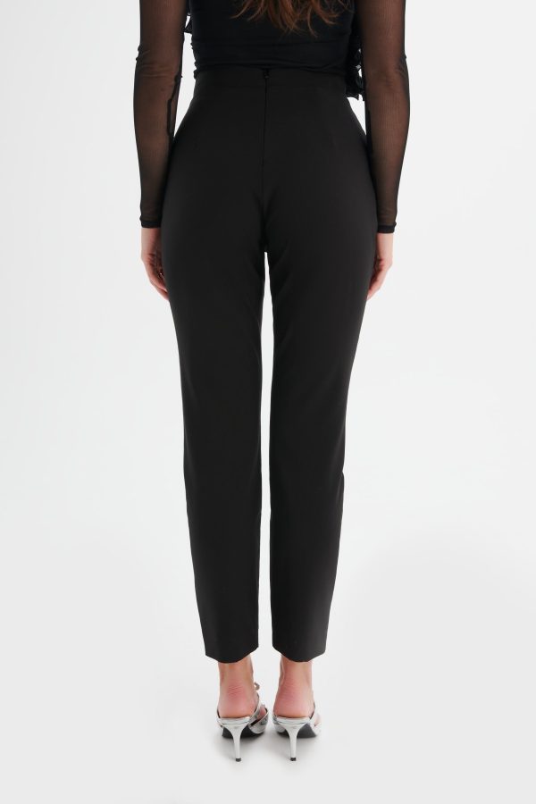 JAYDE Tailored Trousers in Black - Image 4