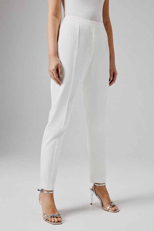 AMARIA Tailored Trousers in White - Image 2